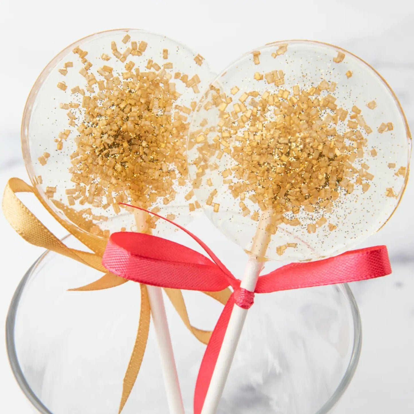 Gold Sparkle Lollipop