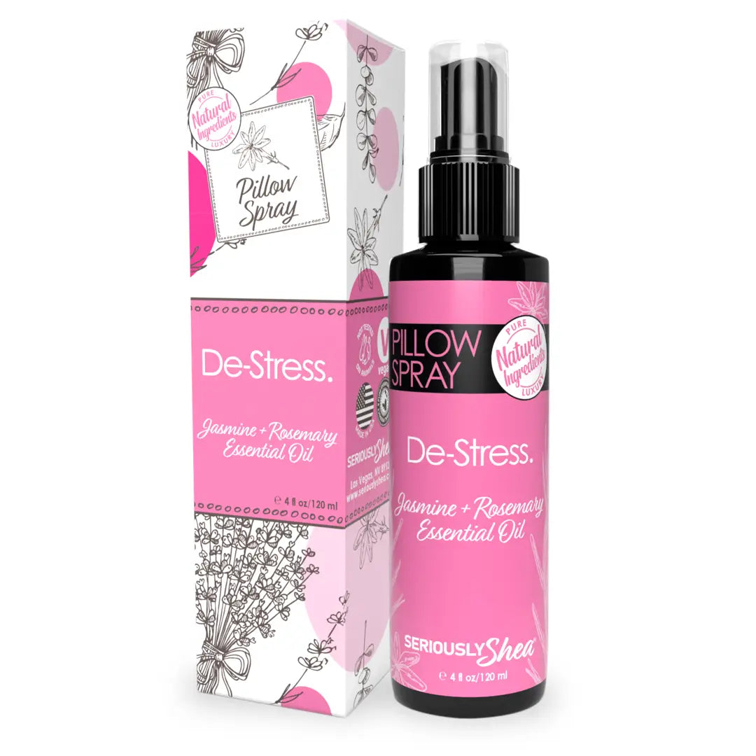 De-Stress Pillow Spray - Jasmine + Rosemary