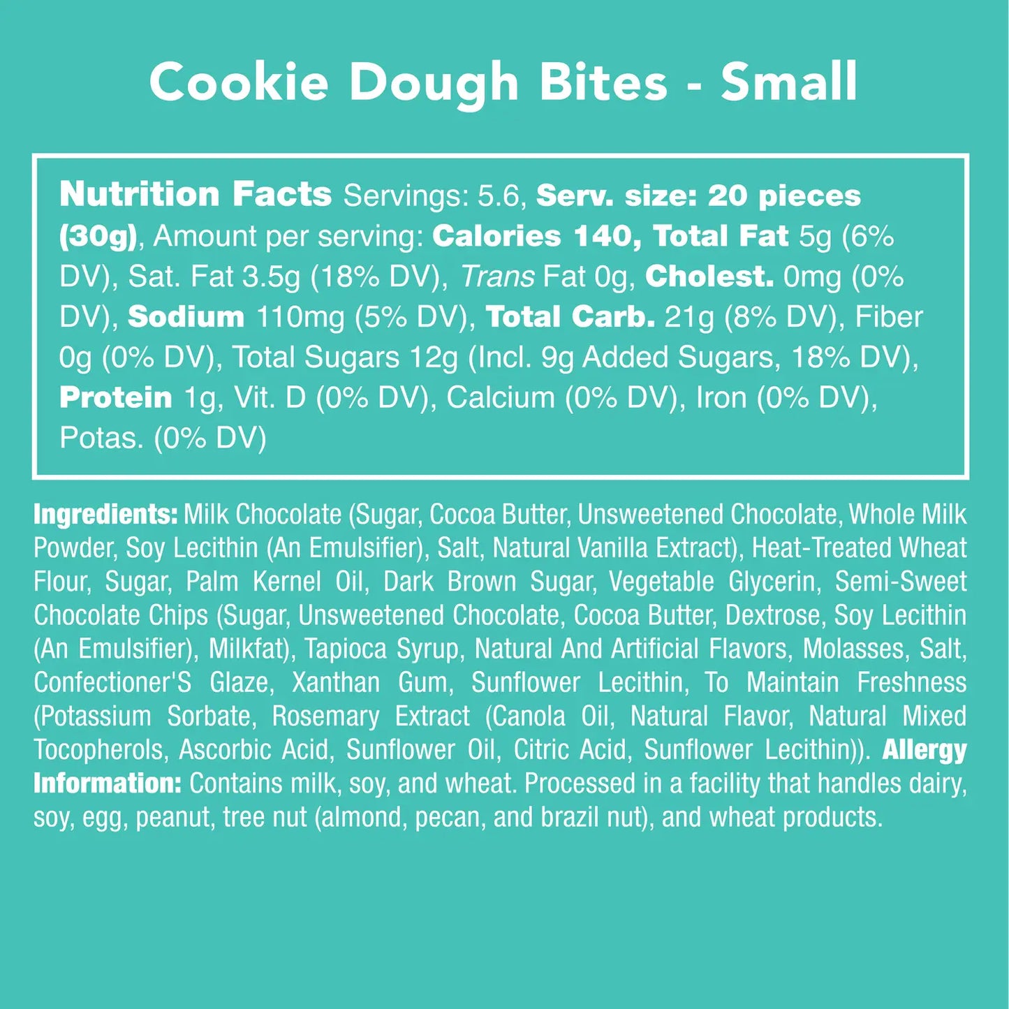 Cookie Dough Bite Candies
