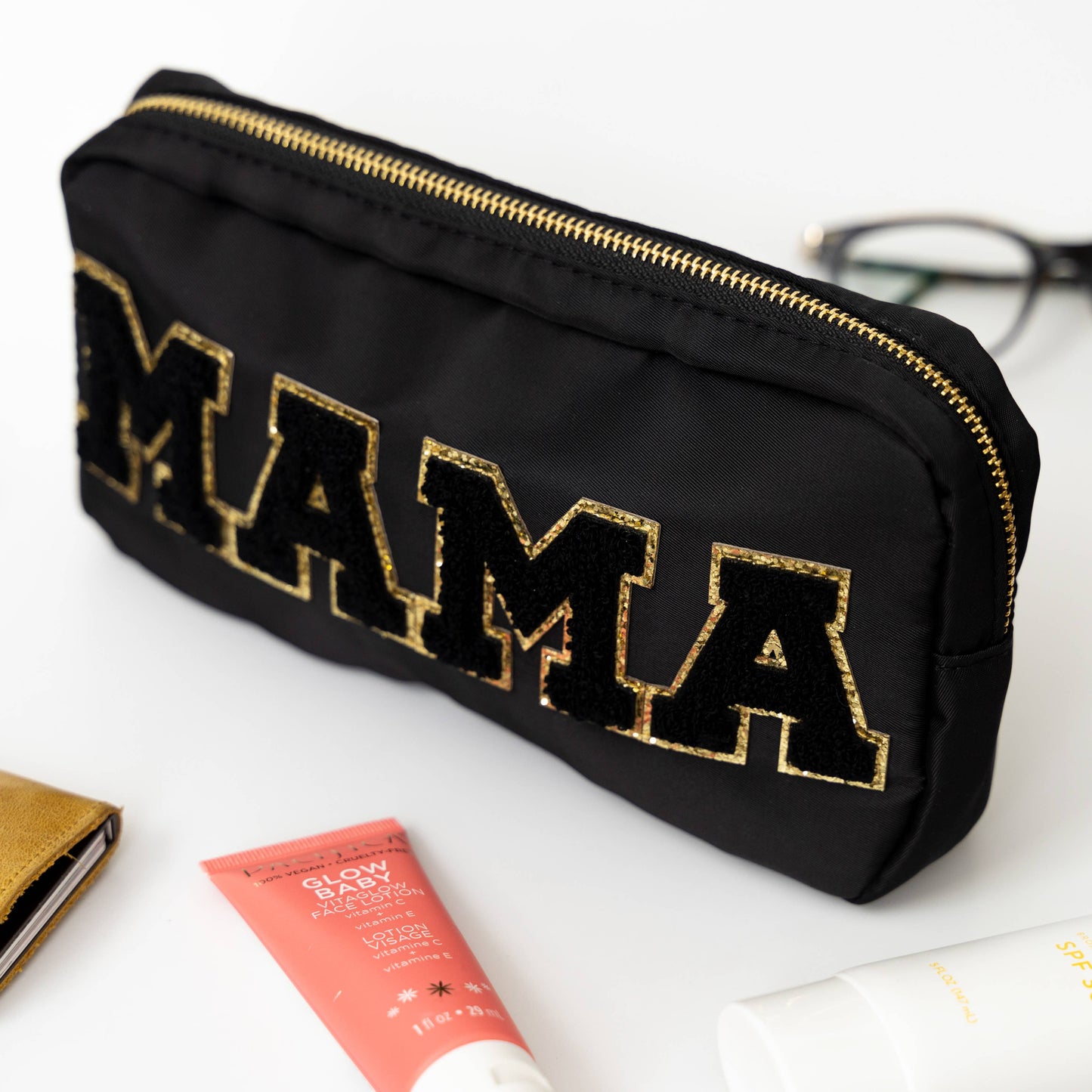 Letter Bag Travel Makeup Pouch - MAMA