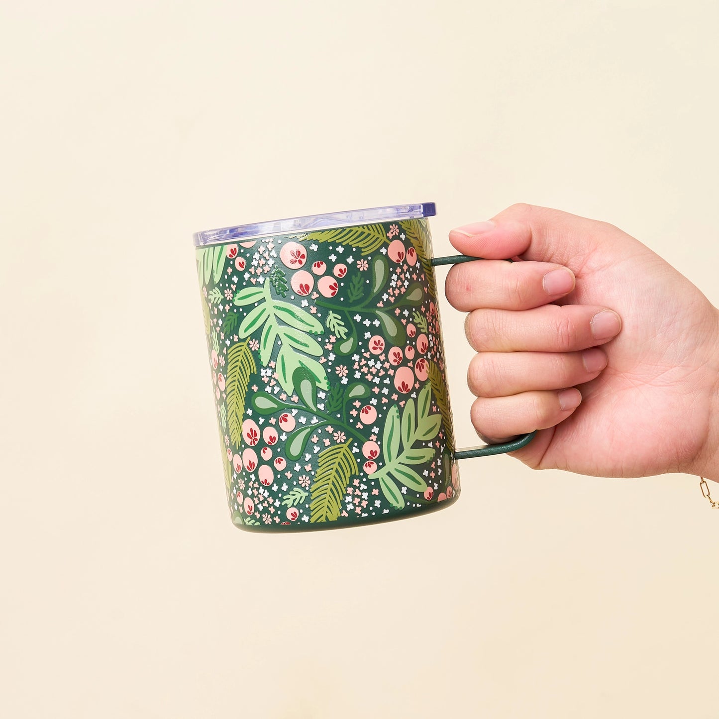 Jolly Sprig Green Mug 14oz