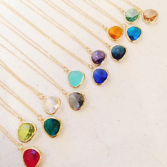 Teardrop Gold Necklaces