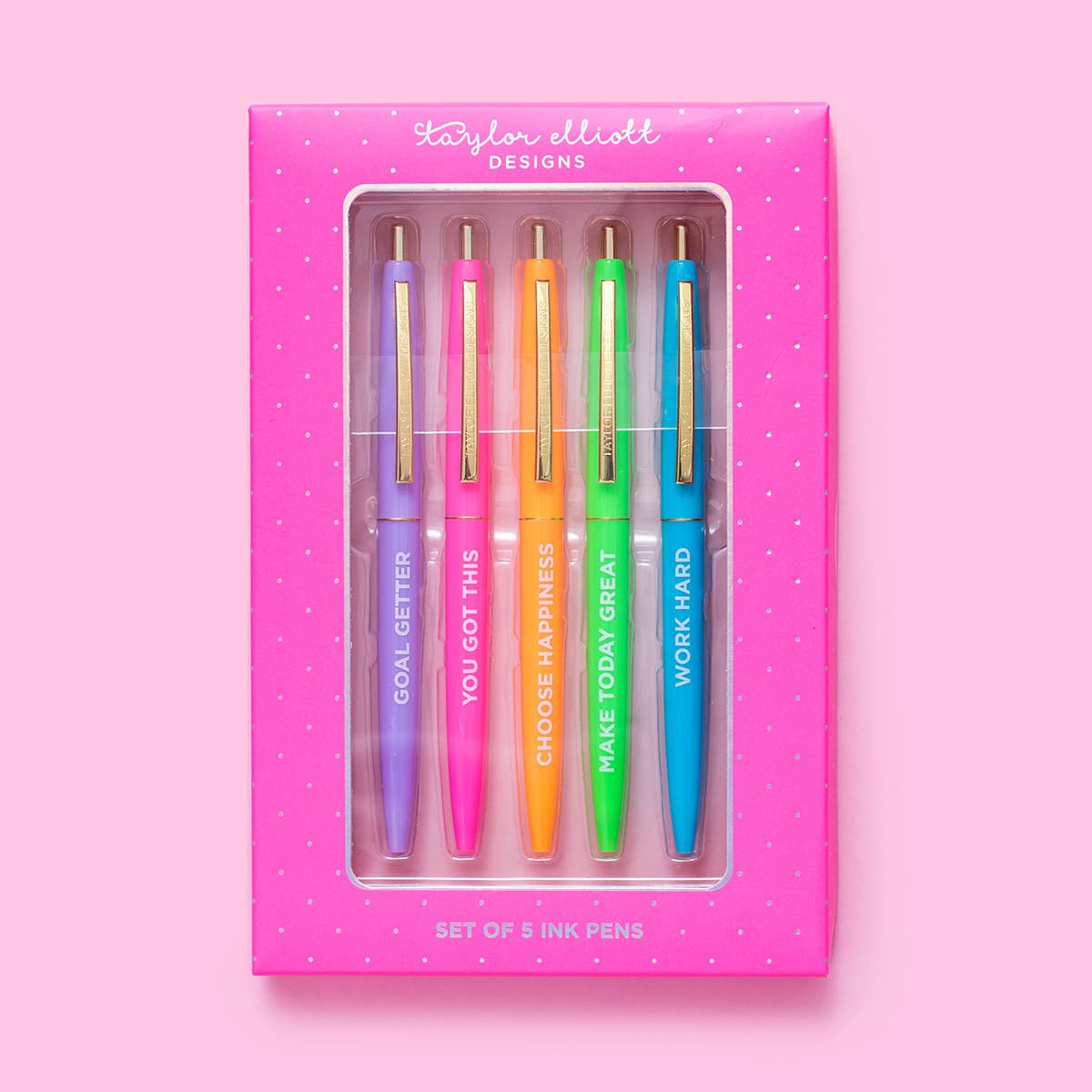 Motivational - 5 Piece Pen Set