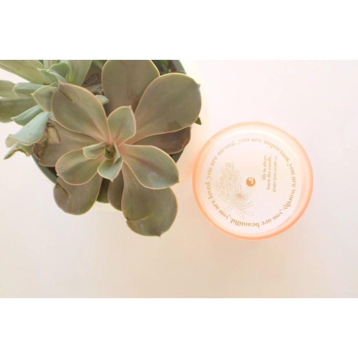 You Are Doing Great | Pink Tumbler Candle