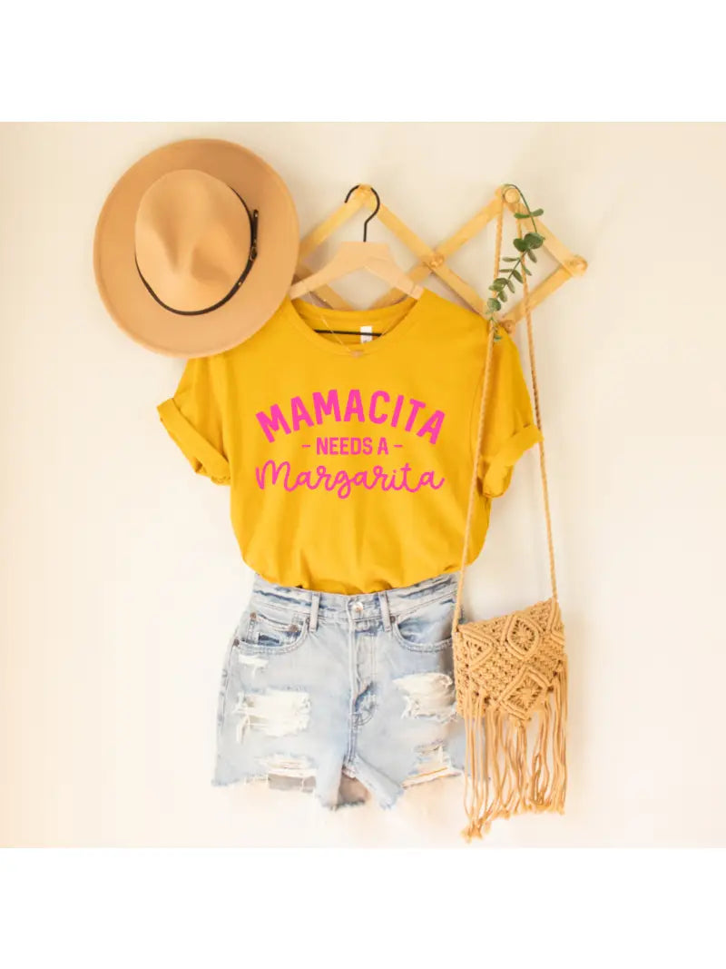 Mamacita Needs A Margarita Graphic Tee