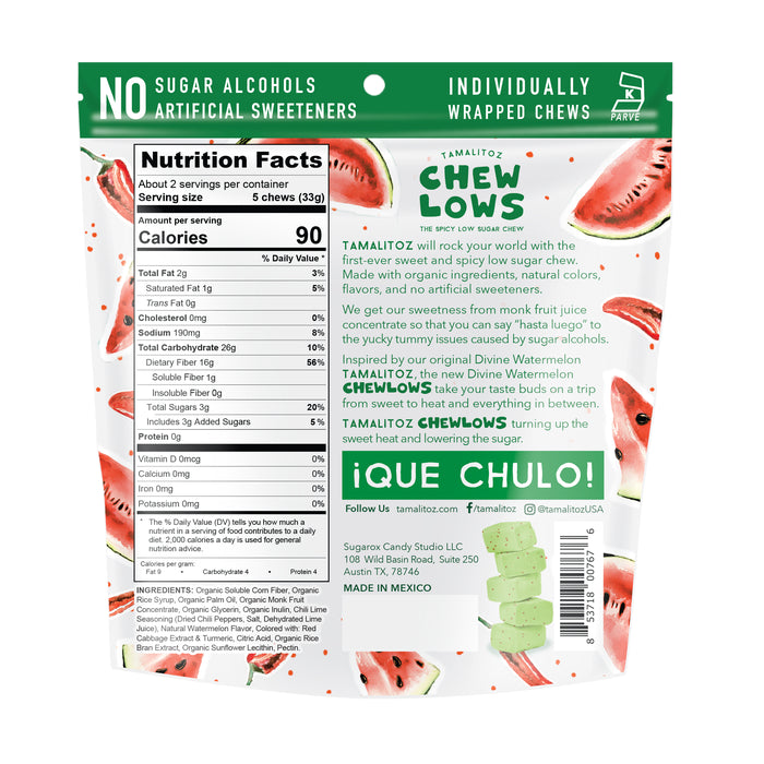 Tamalitoz ChewLows - Watermelon