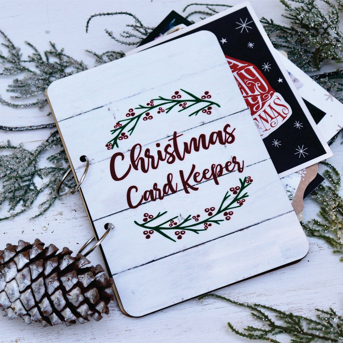 Card Organizer Christmas Card Keeper