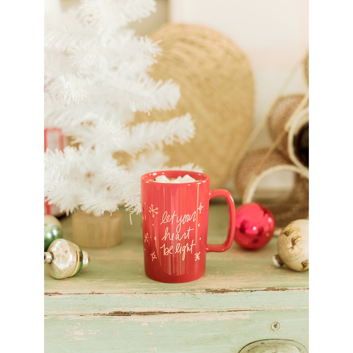 Let Your Heart Be Light Mug