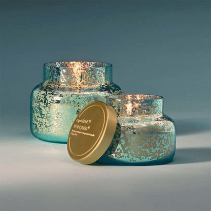 Aqua Opaline Jar - Volcano