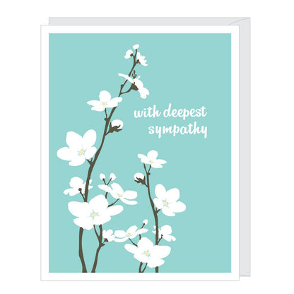 Sympathy Card - Apple Blossom