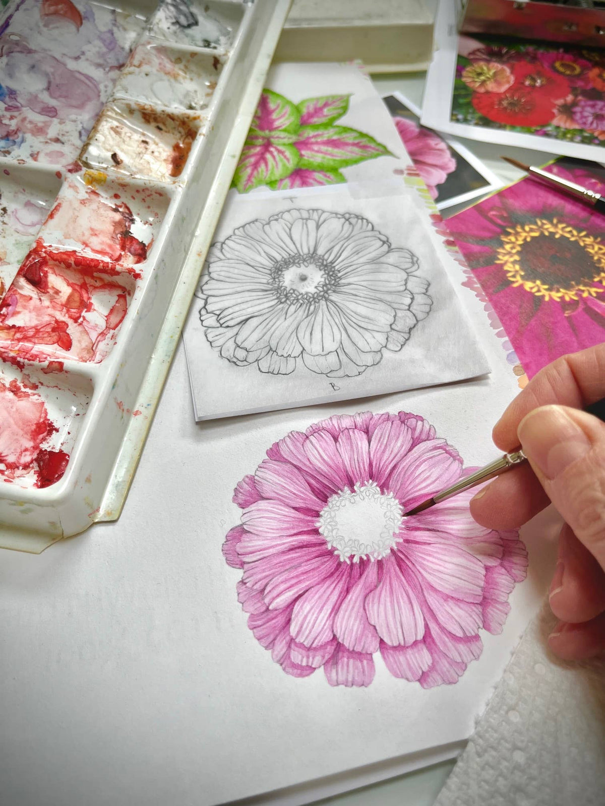 Flower Garden Box | Mixed Zinnia