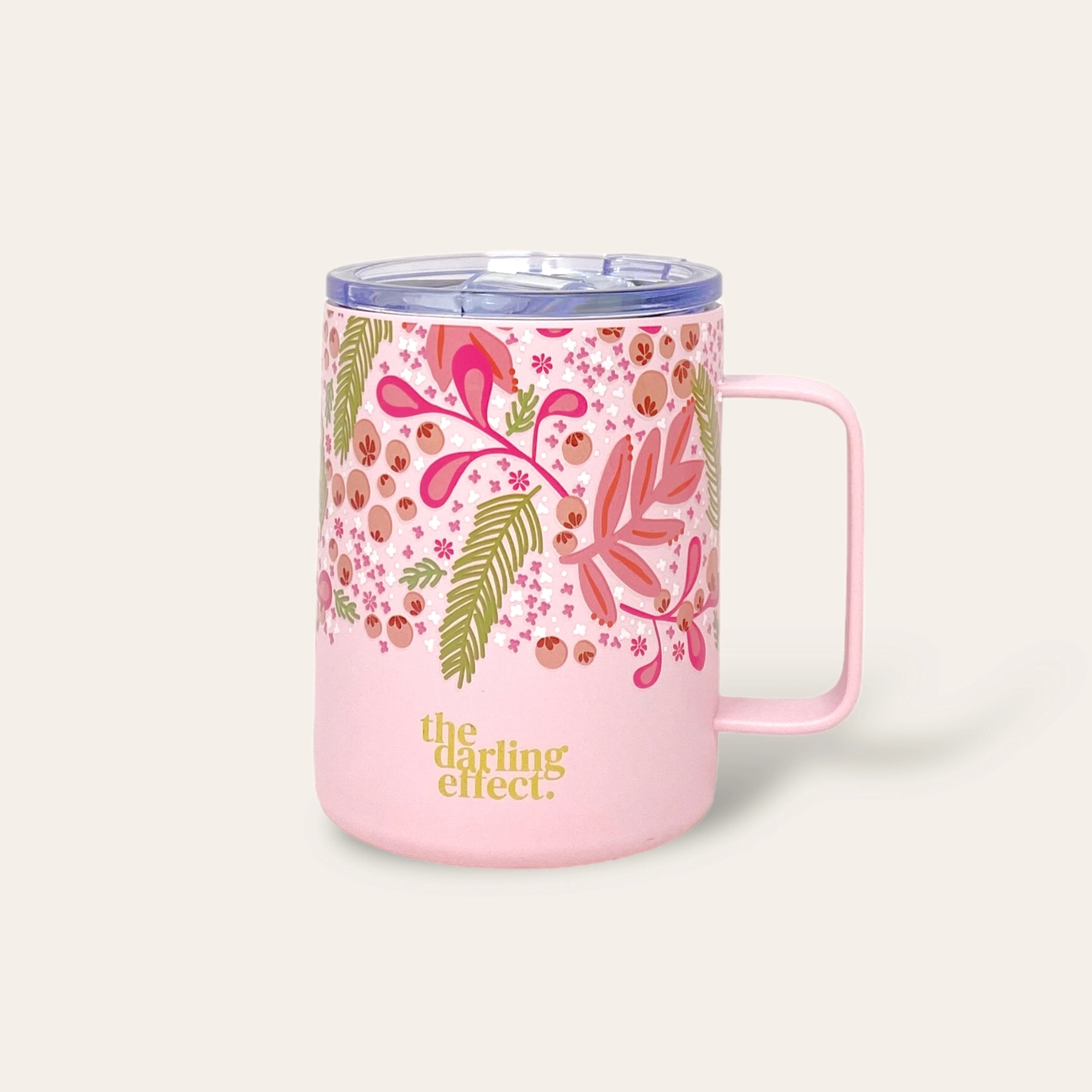 Jolly Sprig Pink Mug