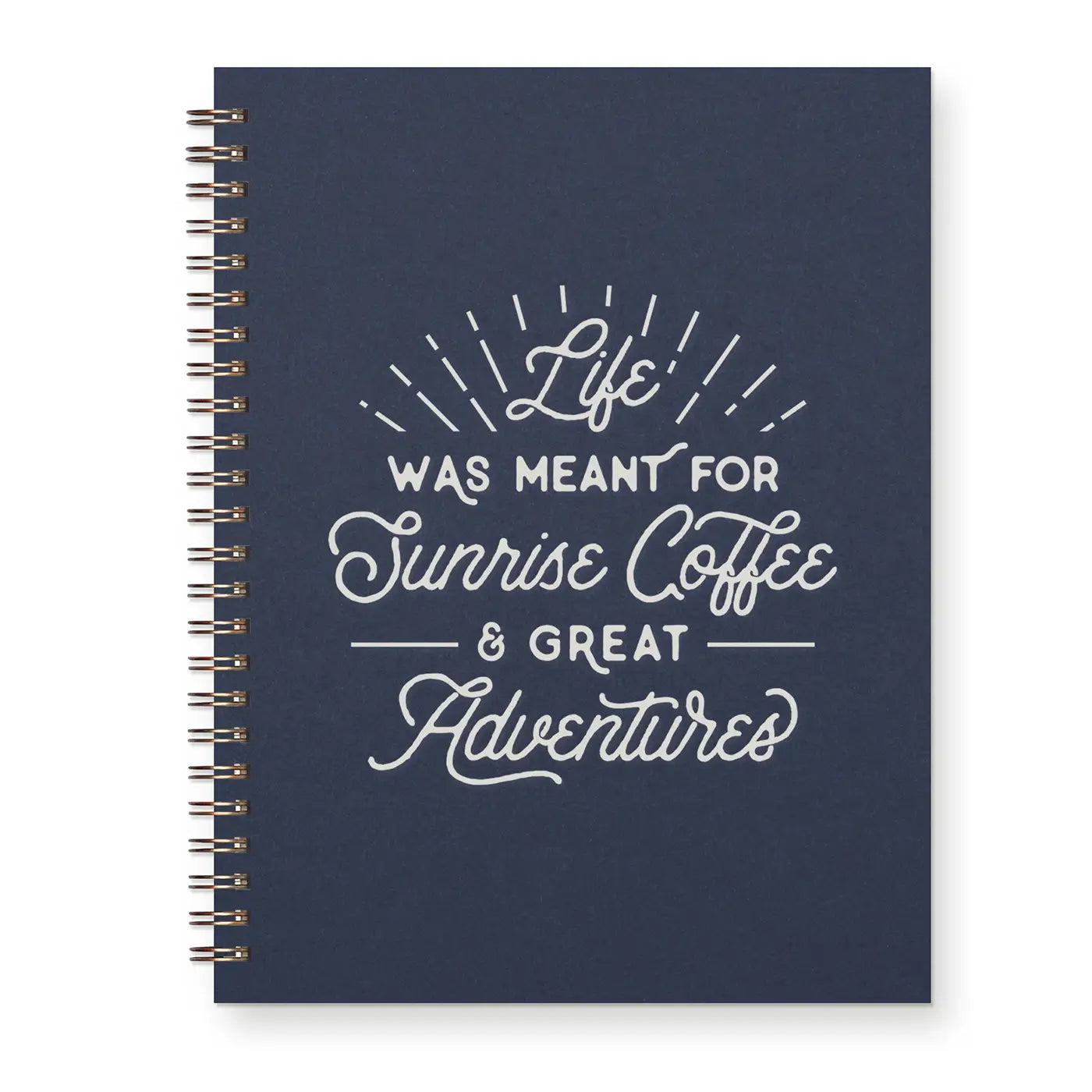 Sunrise Coffee Journal: Lines Notebook