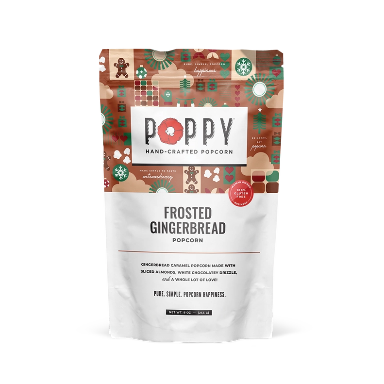 Frosted Gingerbread Popcorn