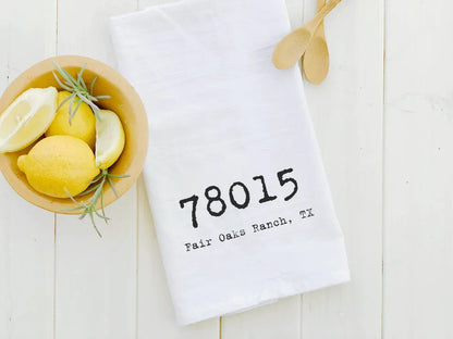 78015 Fair Oaks Ranch, TX | Cotton Tea Towel