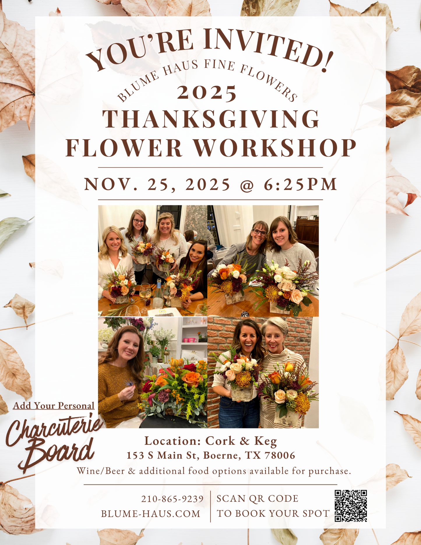 2025 Thanksgiving Flower Workshop
