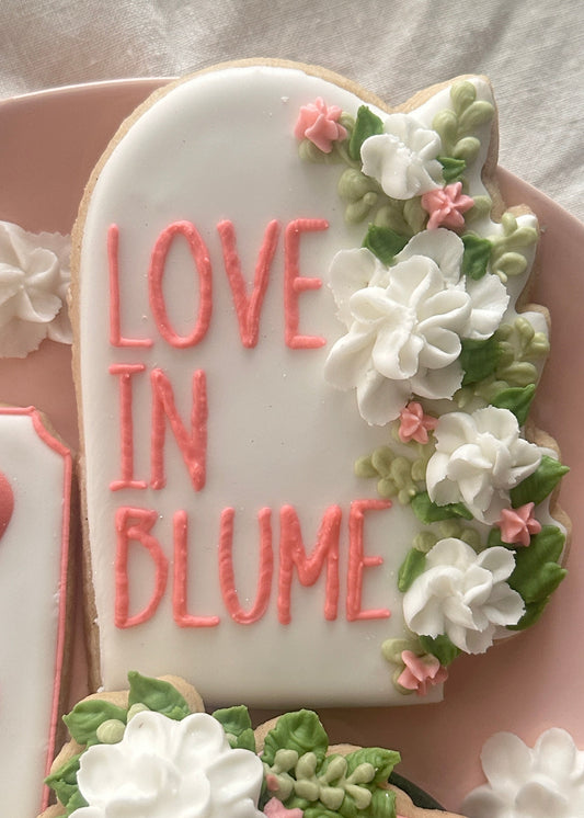 Love in Blume – Custom Sugar Cookies