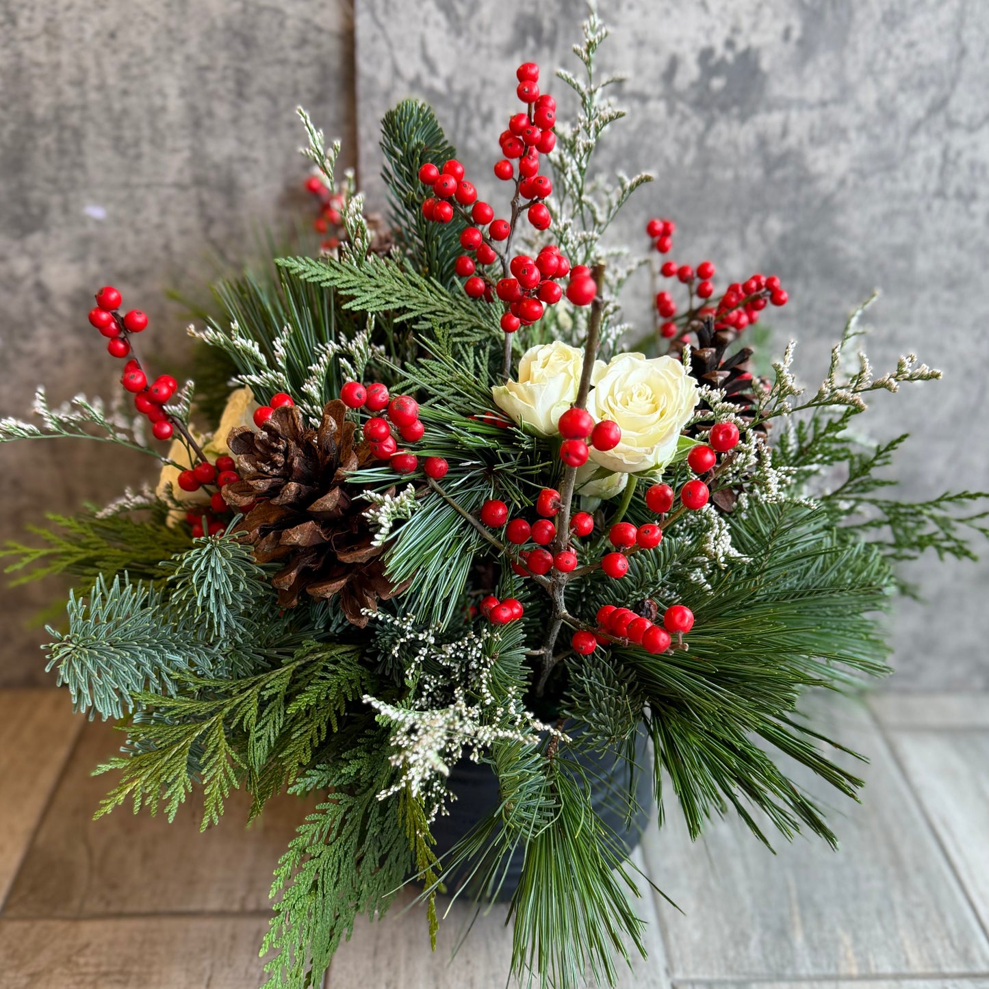 "Holly Jolly" Christmas Arrangement