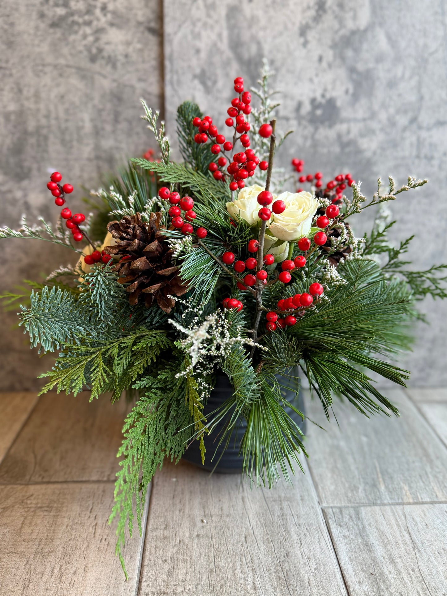 "Holly Jolly" Christmas Arrangement