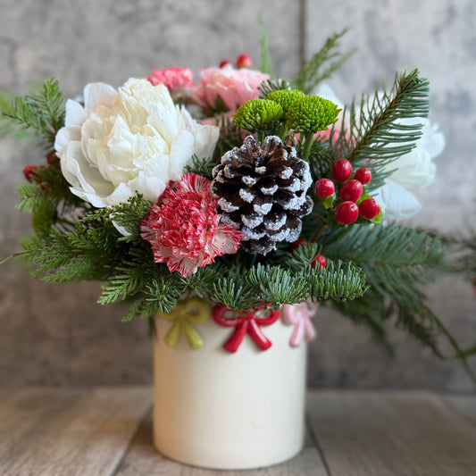 Peppermint Peony Christmas