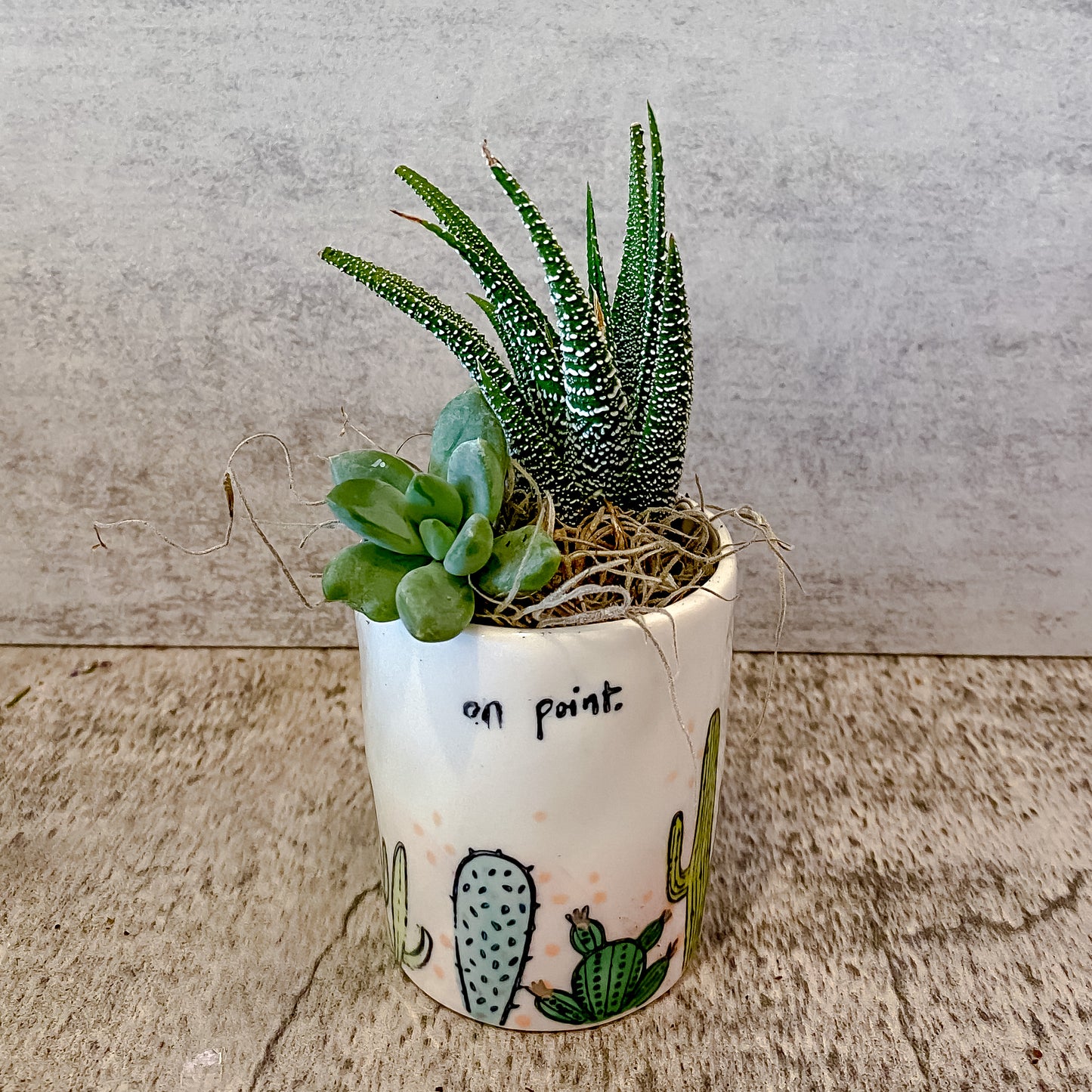 Succulent Garden "On Point" Vessel