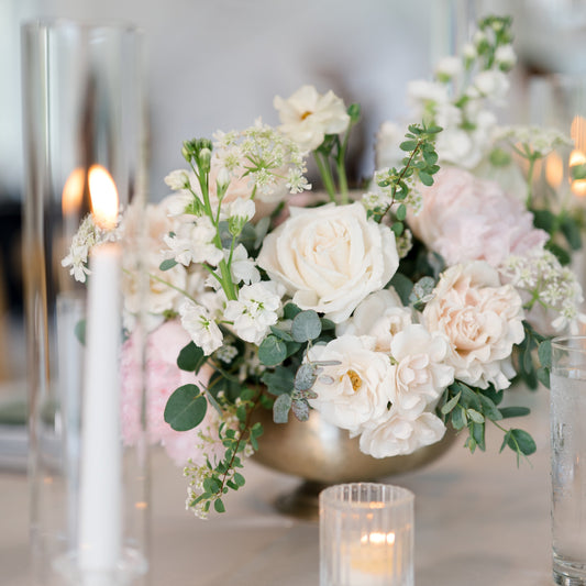 Low Centerpiece - Garden Style Blush