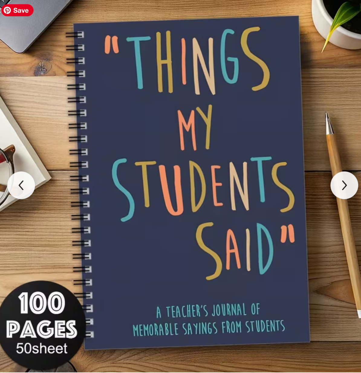 "Things My Students Say" Note Book