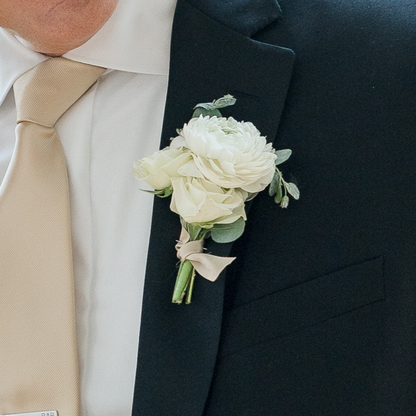 Boutonniere - Garden Style Blush