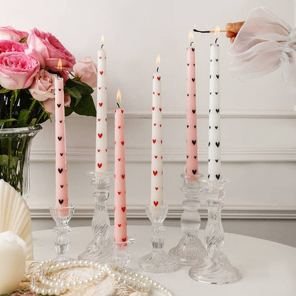 Valentine's Day Heart Taper Candle
