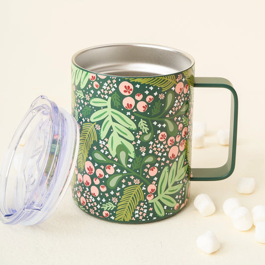 Jolly Sprig Green Mug 14oz