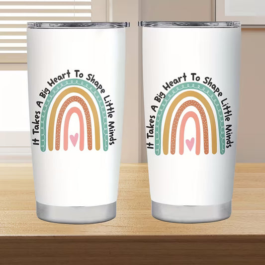 Rainbow Teacher Tumbler