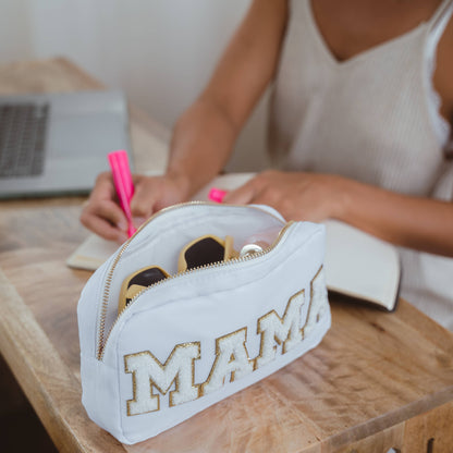 Letter Bag Travel Makeup Pouch - MAMA