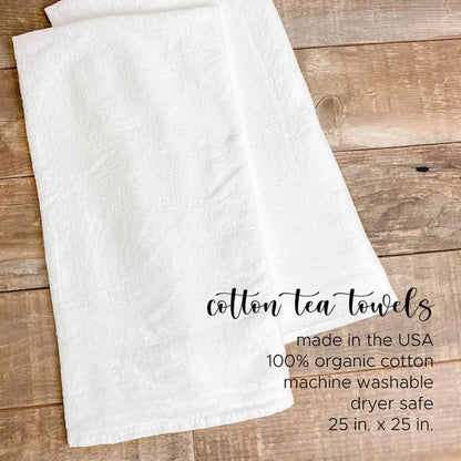 Mother's Love Flowers | Cotton Tea Towel