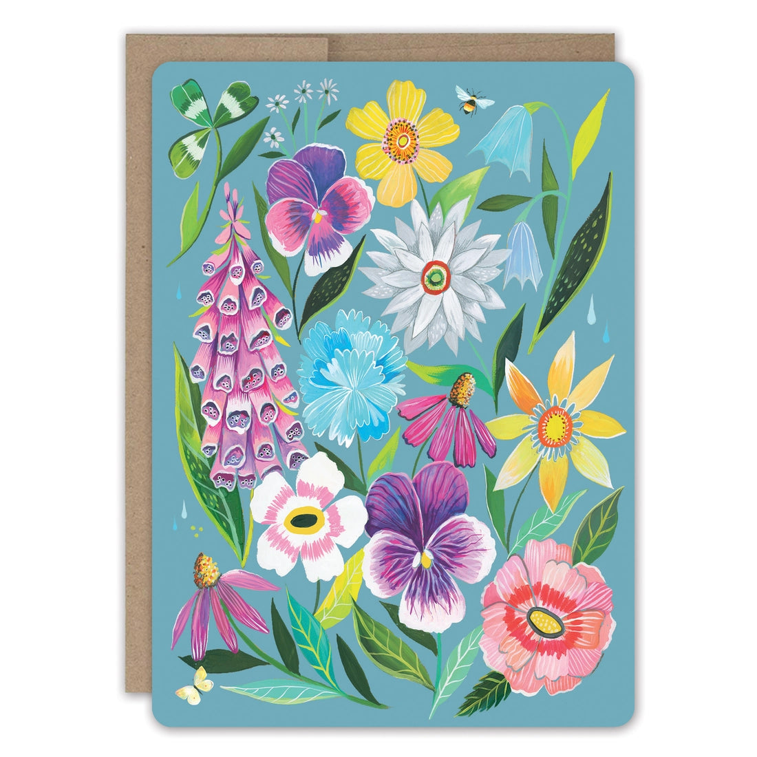 Get Well Flowers Card