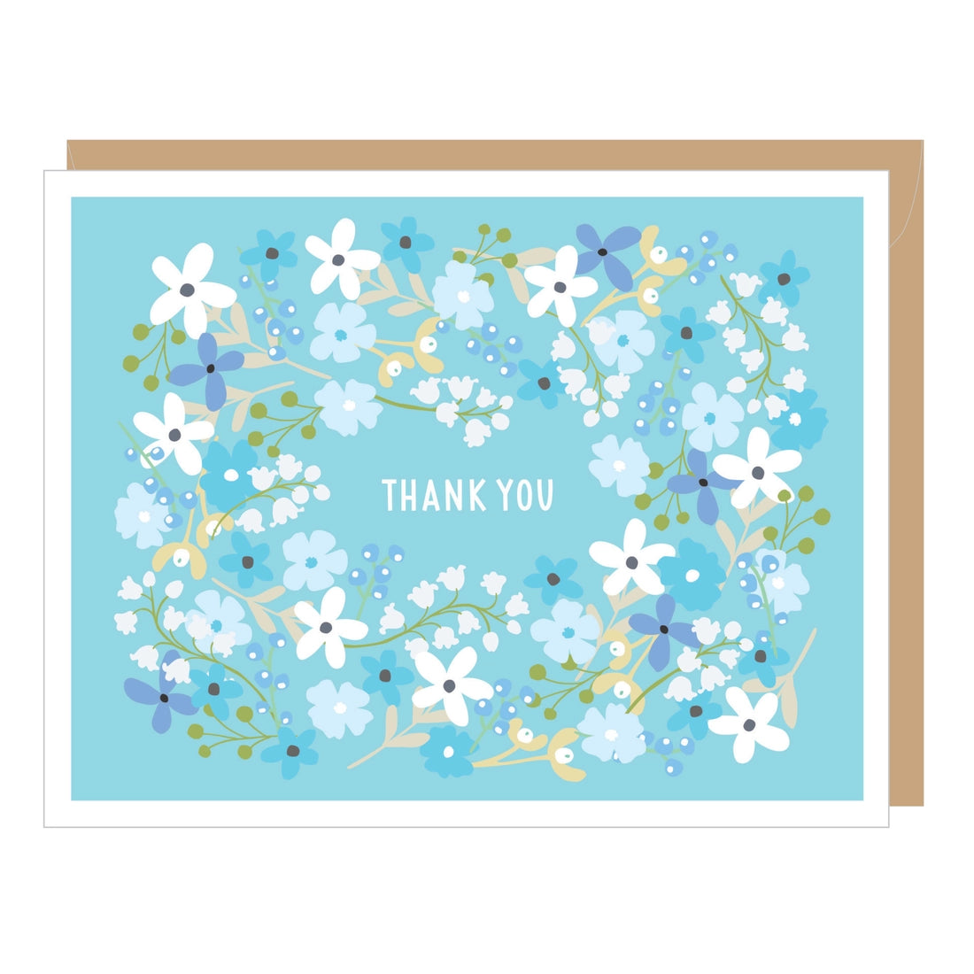 Floral Thank You Card