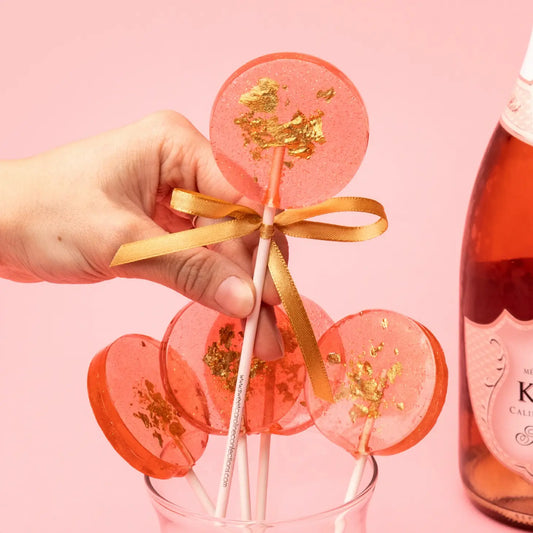 Rosé Wine Sparkle Lollipop