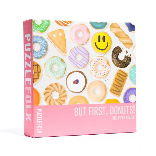 But First, Donuts, 500 Piece Puzzle