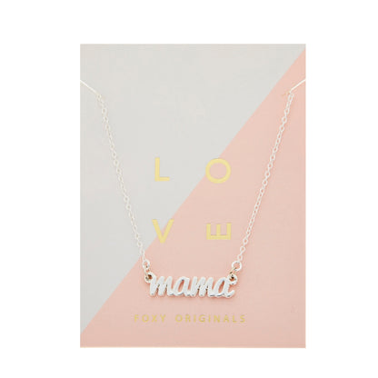 Love Her - Mama Necklace - Silver