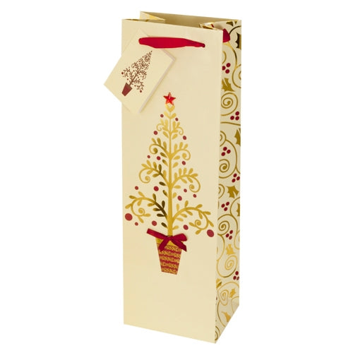 Golden Tree Wine Bag